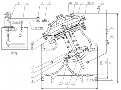 J145X電動遙控浮球閥使用說明書-工作