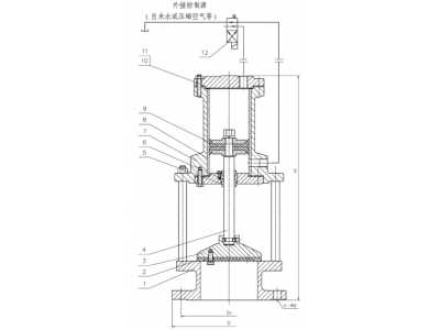 H742X液壓活塞式池底排泥閥使用說明書